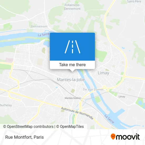 Rue Montfort map