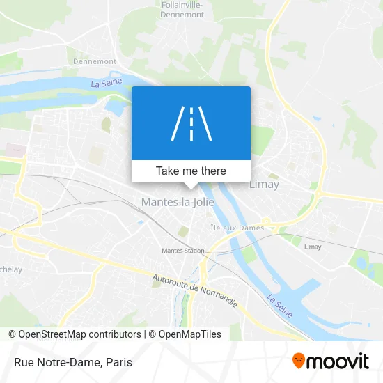 Rue Notre-Dame map