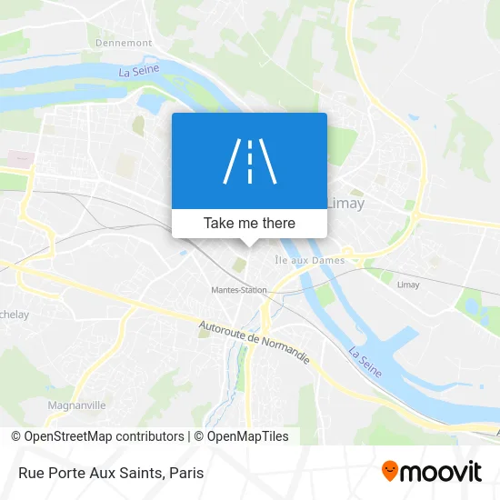 Rue Porte Aux Saints map