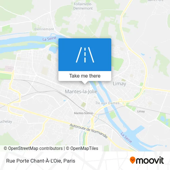 Rue Porte Chant-À-L'Oie map