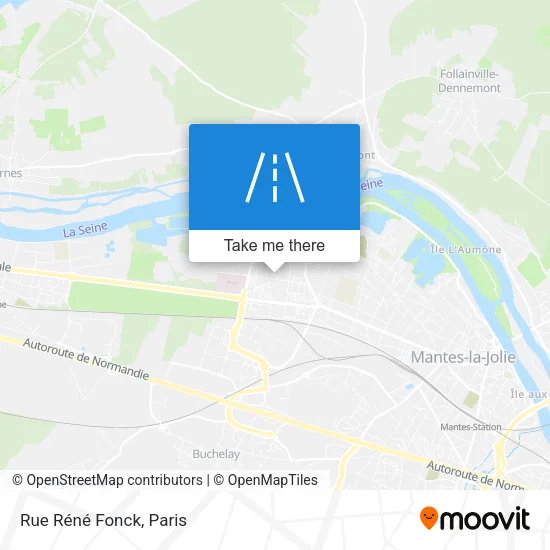 Mapa Rue Réné Fonck