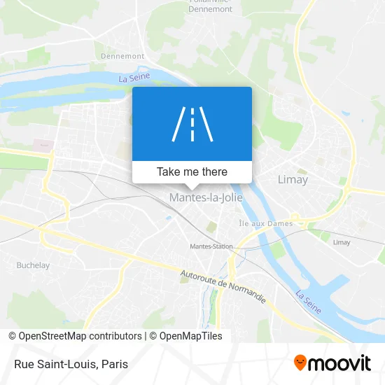 Rue Saint-Louis map