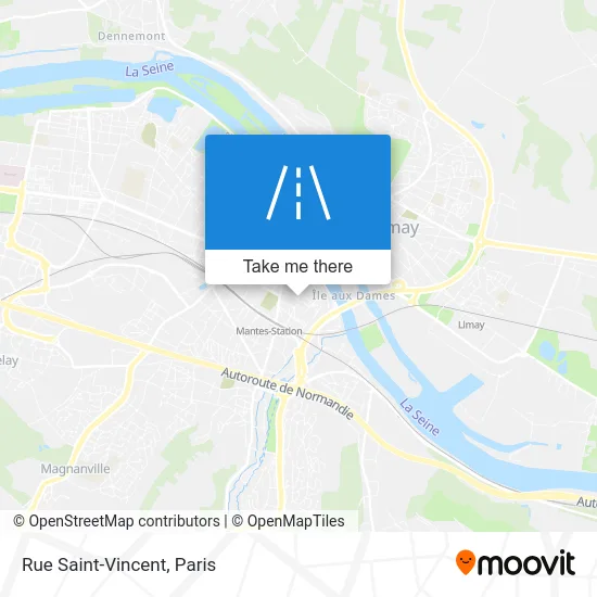 Rue Saint-Vincent map