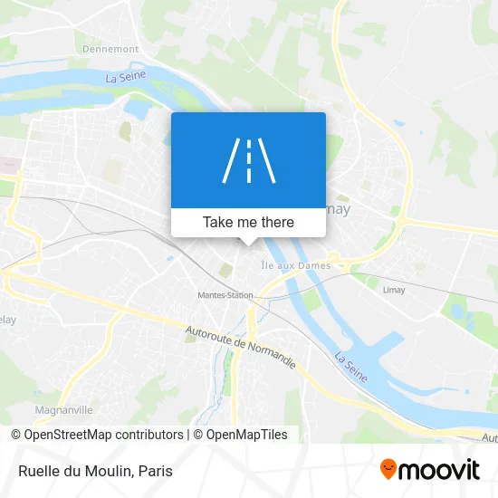 Mapa Ruelle du Moulin