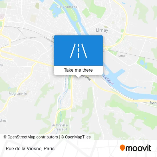 Rue de la Viosne map