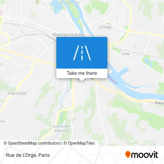 Rue de L'Orge map