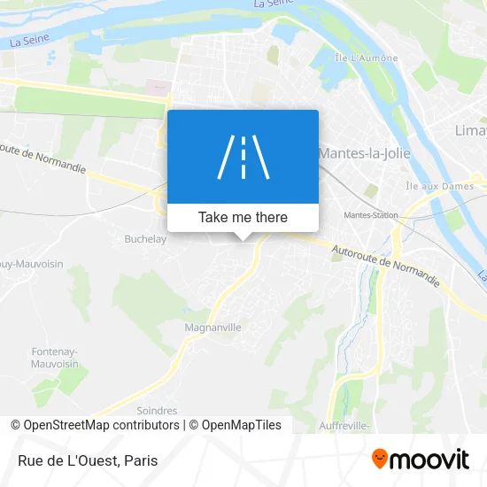 Rue de L'Ouest map