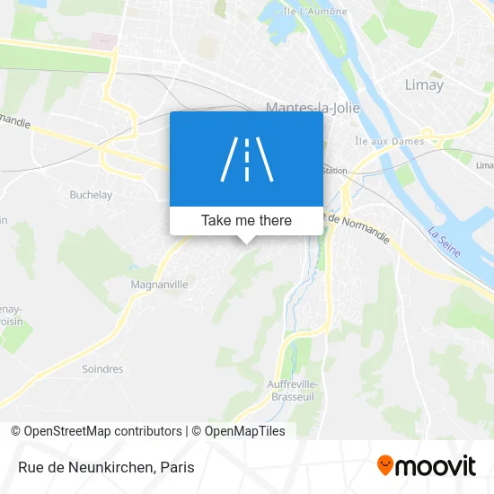 Mapa Rue de Neunkirchen