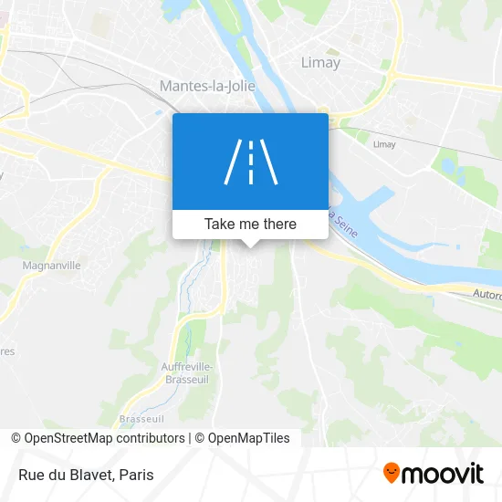 Rue du Blavet map
