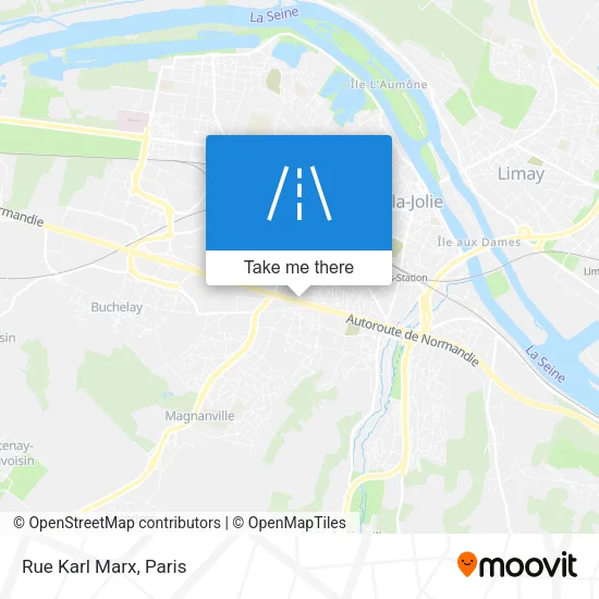 Rue Karl Marx map