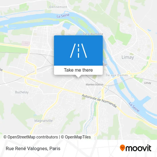 Rue René Valognes map