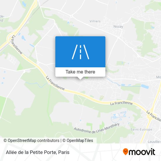 Allée de la Petite Porte map
