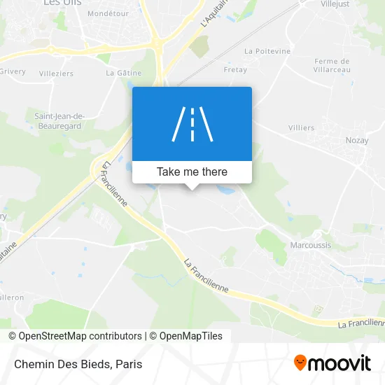 Chemin Des Bieds map