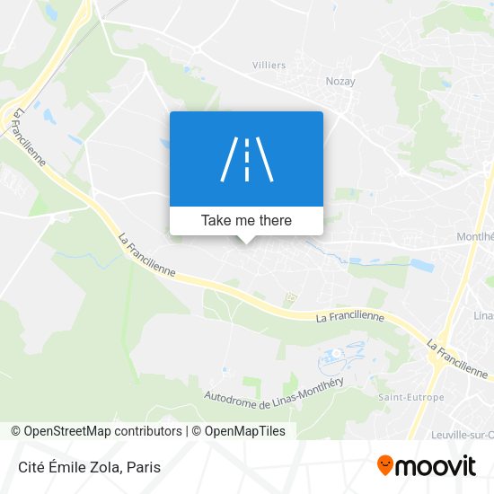 Cité Émile Zola map
