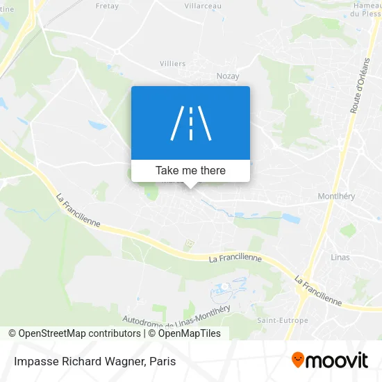 Impasse Richard Wagner map