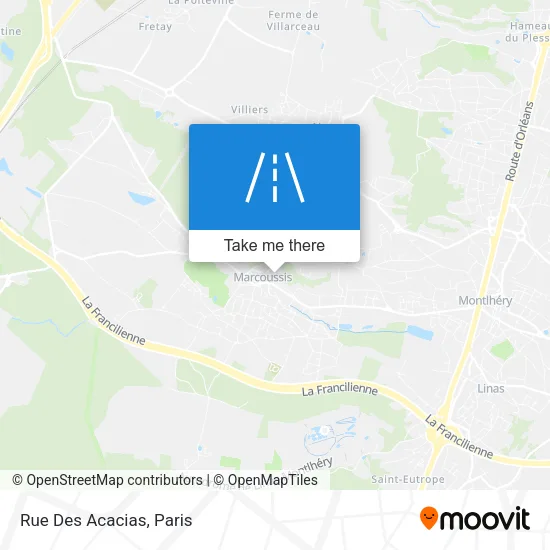 Rue Des Acacias map