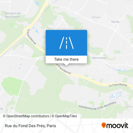 Rue du Fond Des Prés map