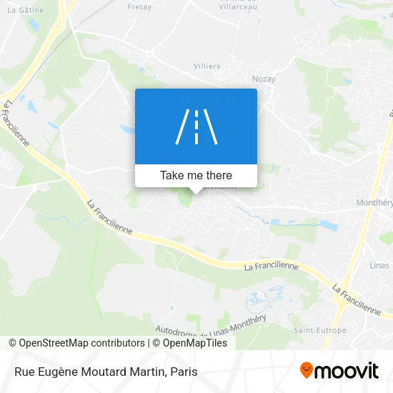 Rue Eugène Moutard Martin map