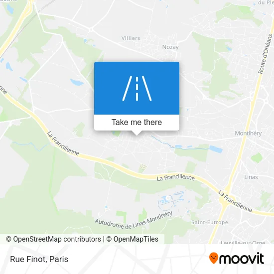 Rue Finot map