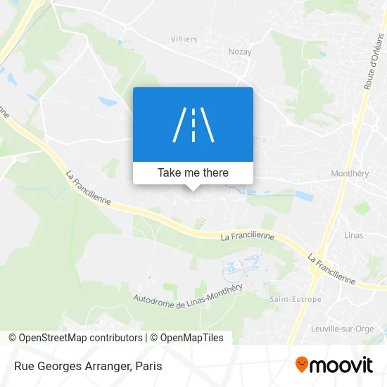 Rue Georges Arranger map