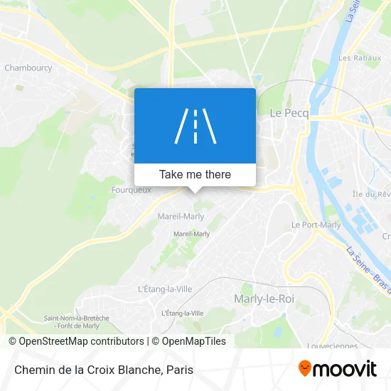 Chemin de la Croix Blanche map