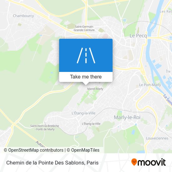 Chemin de la Pointe Des Sablons map