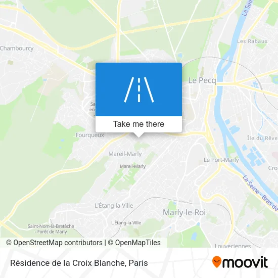 Résidence de la Croix Blanche map