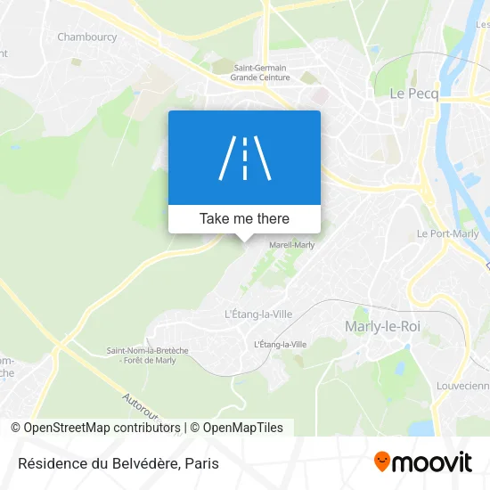 Résidence du Belvédère map