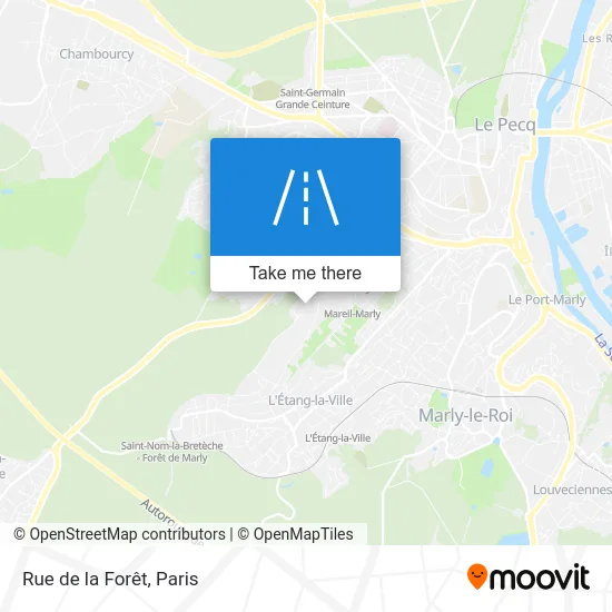 Rue de la Forêt map
