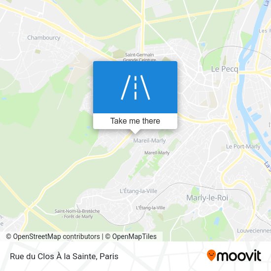 Rue du Clos À la Sainte map