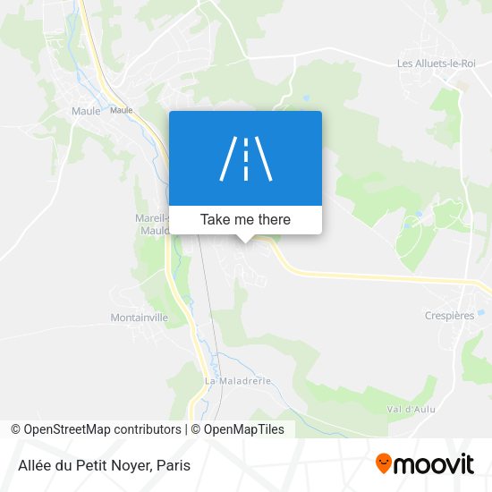 Allée du Petit Noyer map