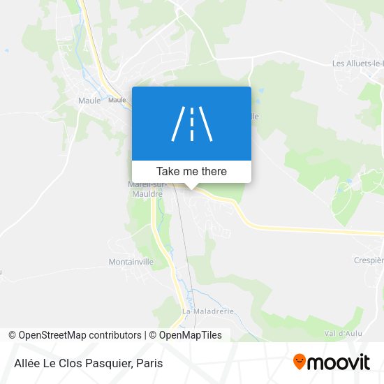Allée Le Clos Pasquier map