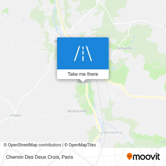 Chemin Des Deux Croix map