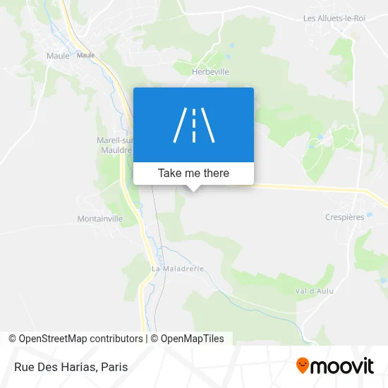 Rue Des Harias map