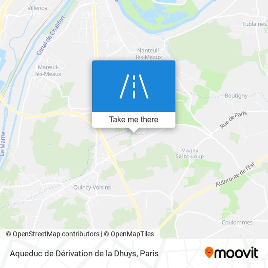 Aqueduc De Dérivation De La Dhuys map