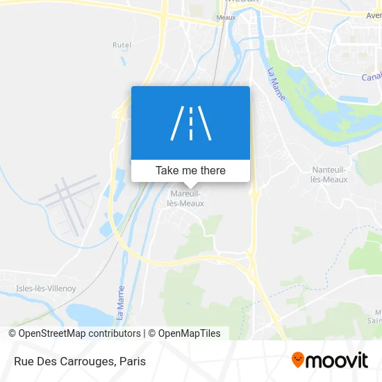 Rue Des Carrouges map