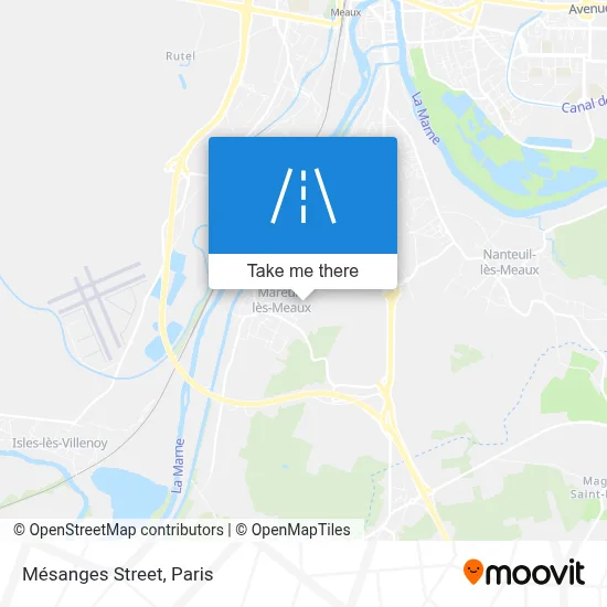 Rue Des Mésanges map