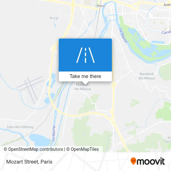 Mapa Rue Mozart