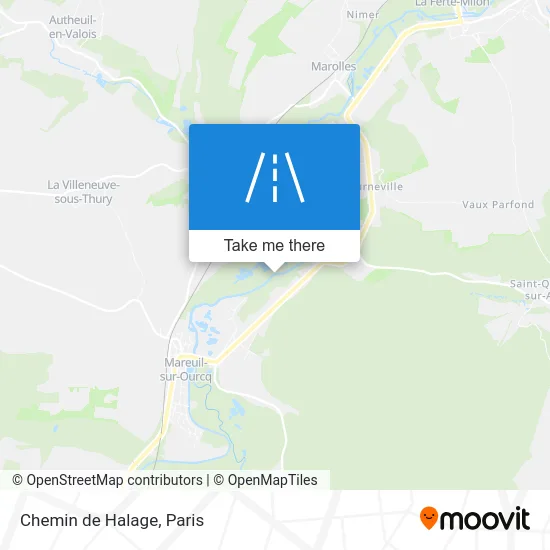 Chemin de Halage map