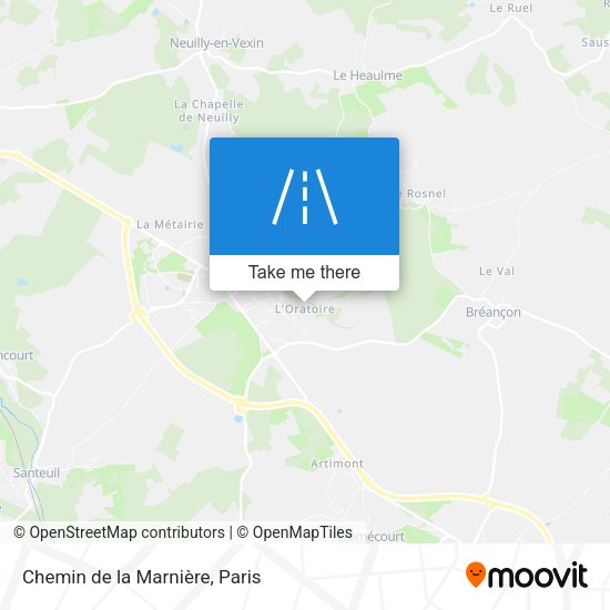 Chemin de la Marnière map
