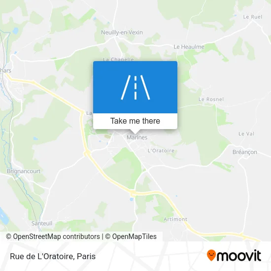Rue de L'Oratoire map