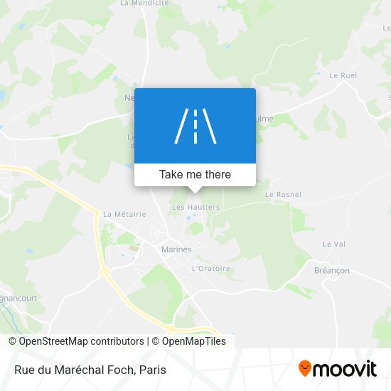 Rue du Maréchal Foch map