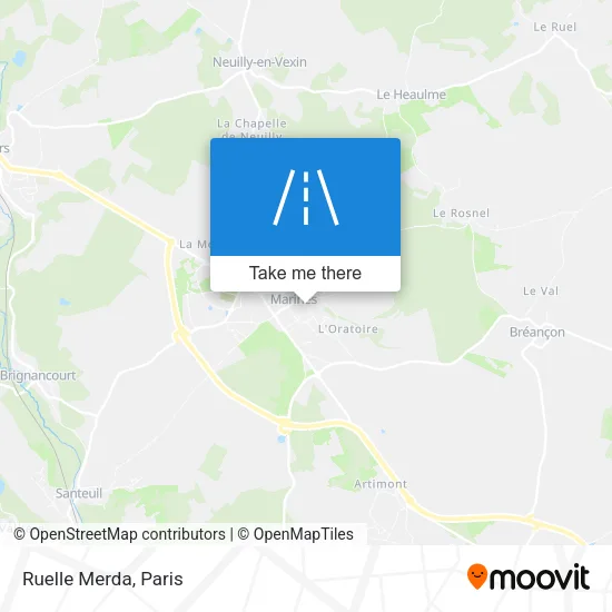 Ruelle Merda map