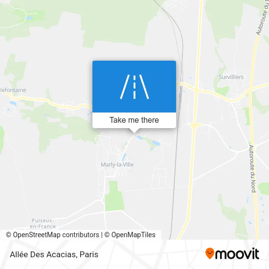 Allée Des Acacias map