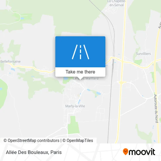 Allée Des Bouleaux map