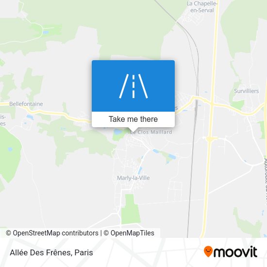 Allée Des Frênes map