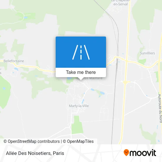 Allée Des Noisetiers map