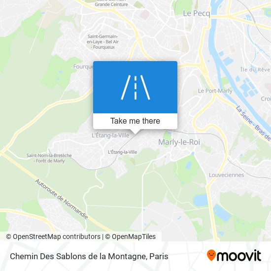 Chemin Des Sablons de la Montagne map