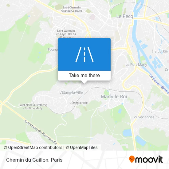 Chemin du Gaillon map