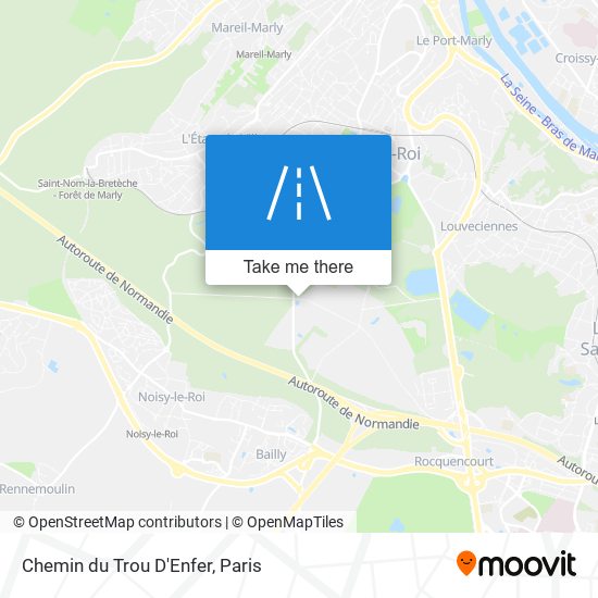 Chemin Du Trou D'Enfer map